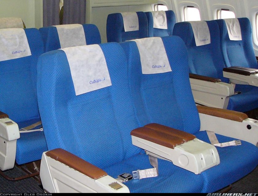 Ил-86 пассажирский самолёт салон