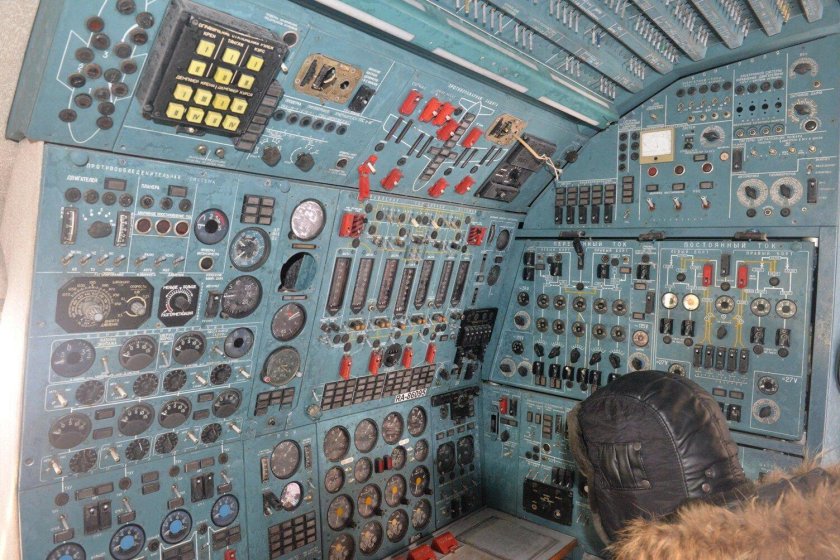 Ил-62 кабина штурмана