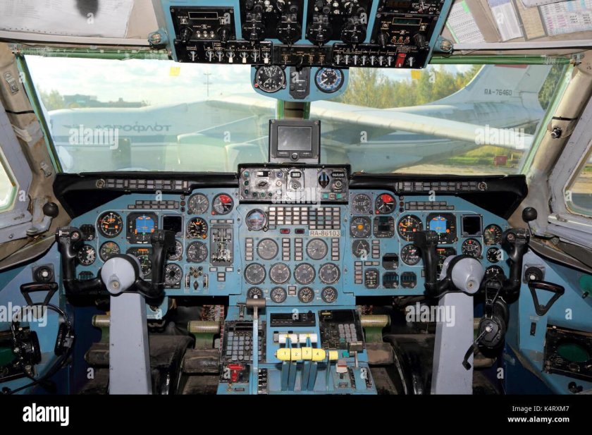 Ил-86 кабина