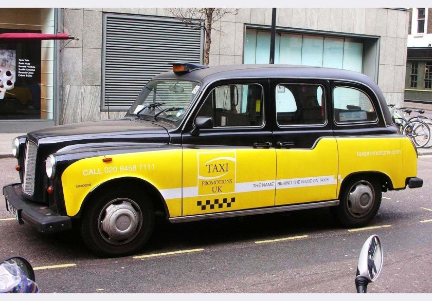 Английское такси КЭБ марка