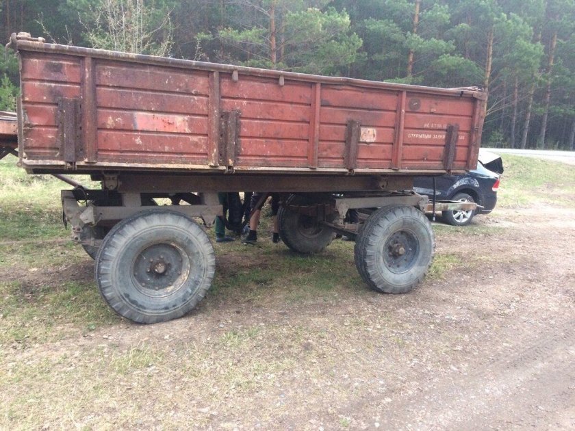 МТЗ С полуприцепом