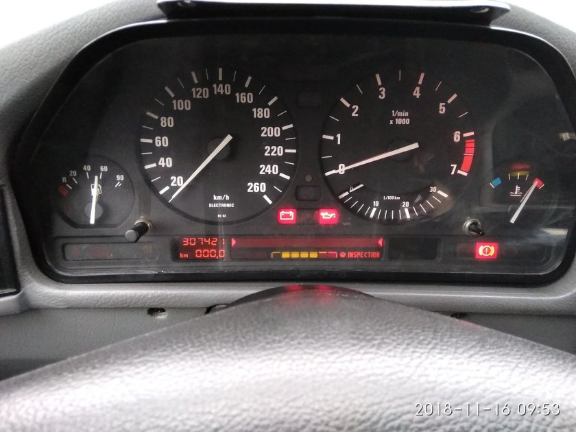 High приборка BMW e34