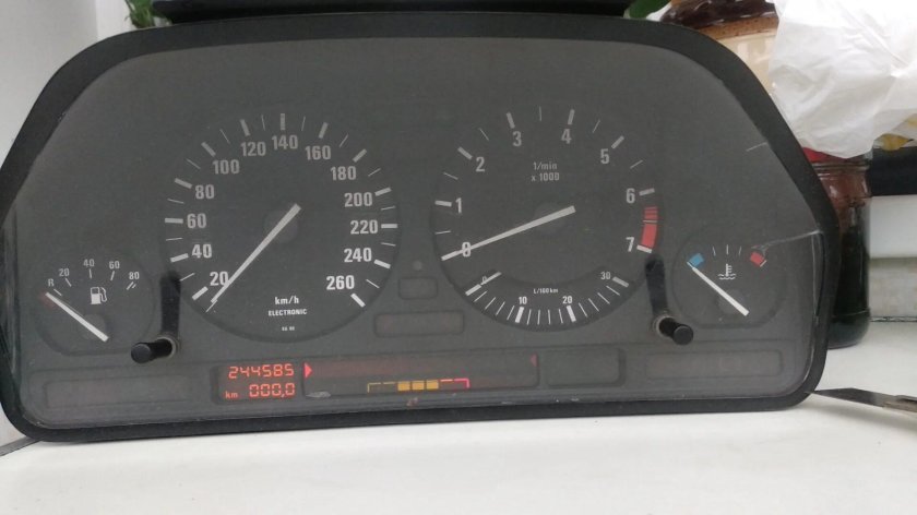 E34 Low приборка