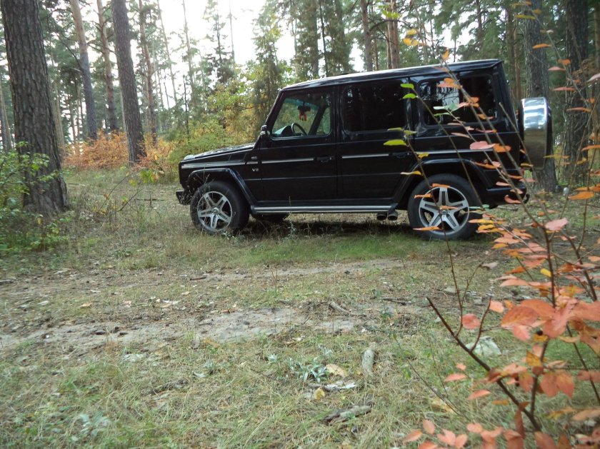 Гелендваген осень