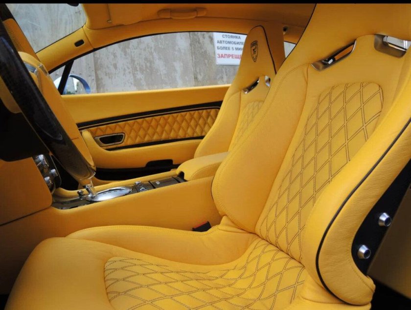 Салон Бентли алькантара