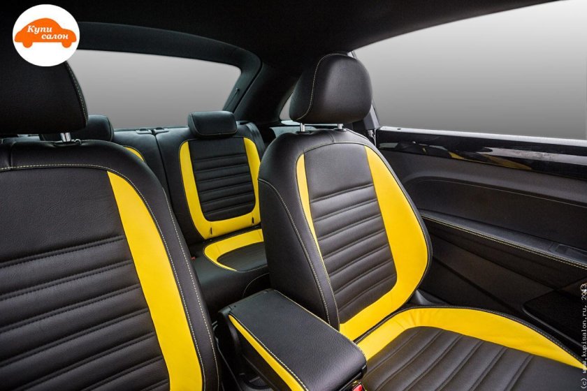 Салон желтого Фольксваген Жук