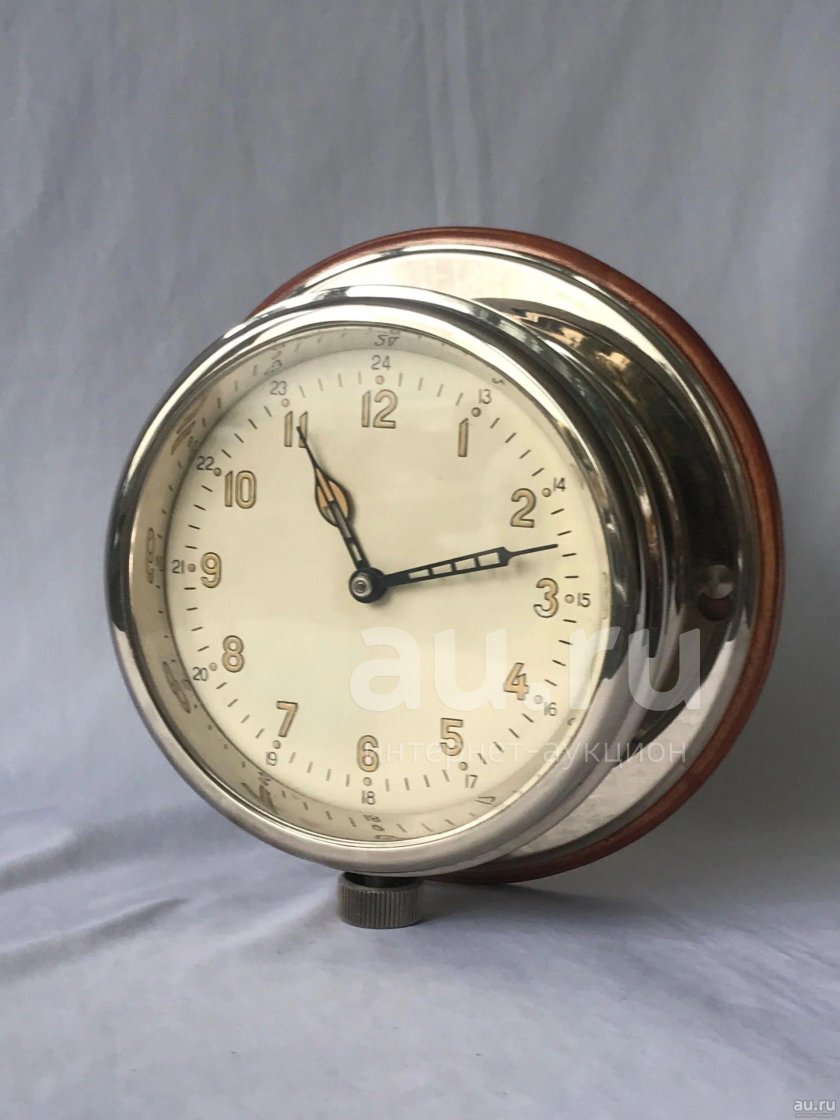 Часы каютные корабельные судовые морские ЧЧЗ