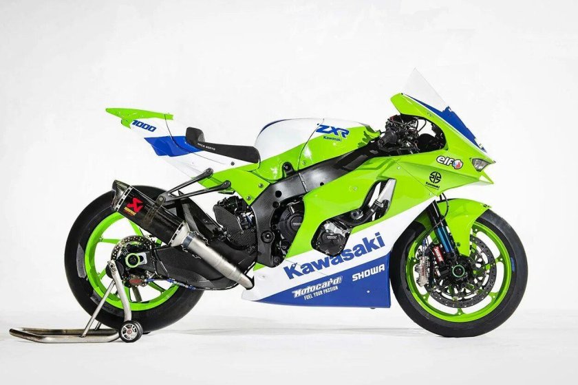 Кавасаки ZX 10r белая