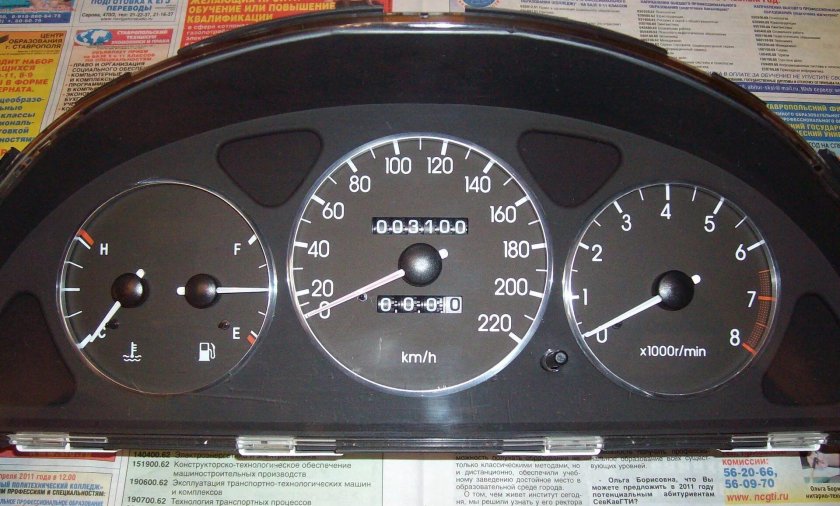 Приборка ЗАЗ шанс 1.3