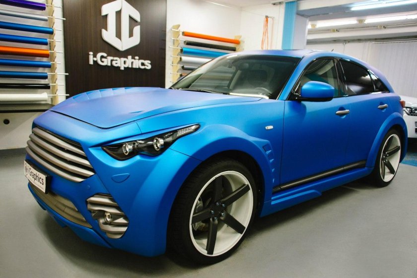 Инфинити qx70 синий