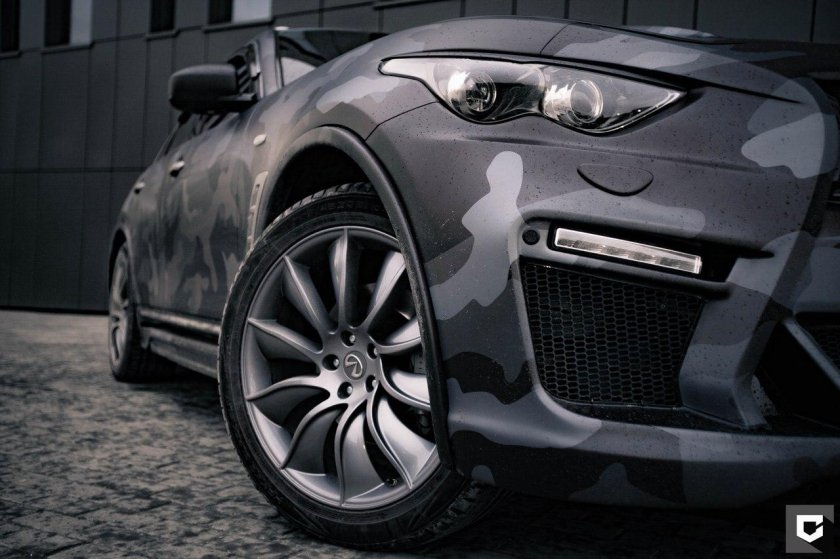 Infiniti qx70 камуфляж