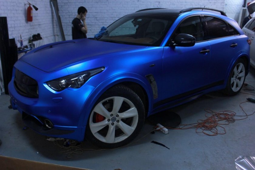 Infiniti fx50s синий