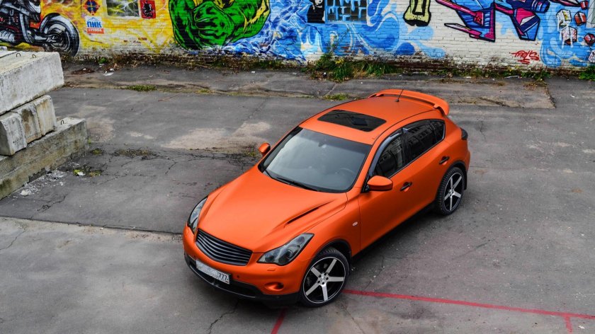 Infiniti ex35 в пленке