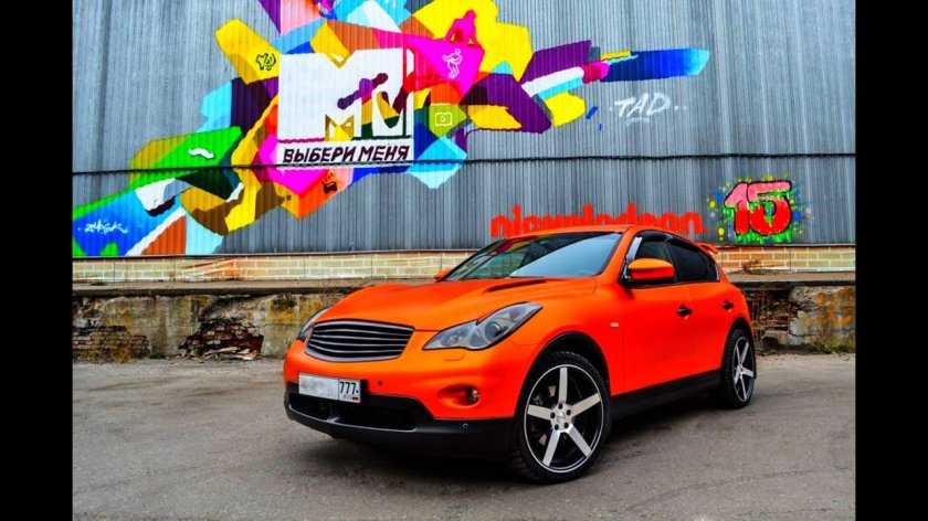 Infiniti ex35 в пленке