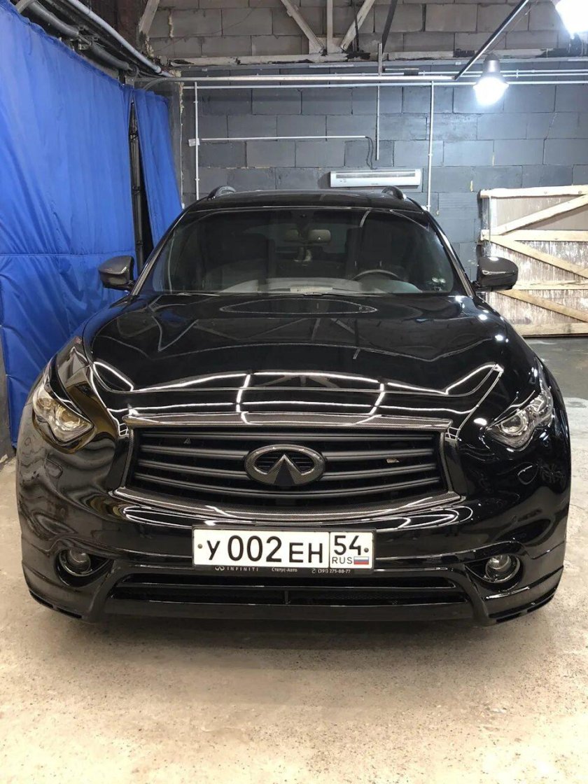 Infiniti fx37 антихром карбон