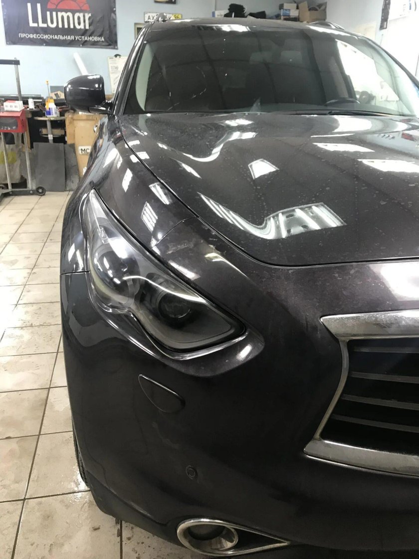 Тонировка фар Инфинити фх37