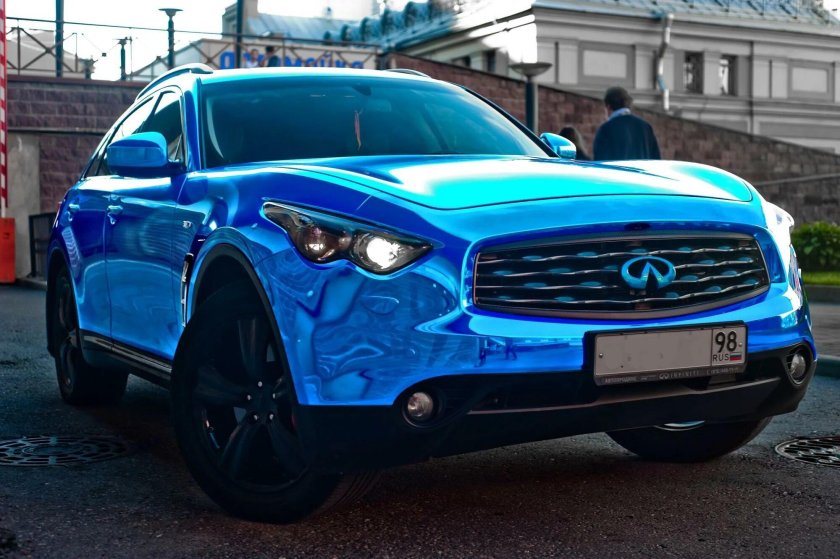 Infiniti fx37 синий