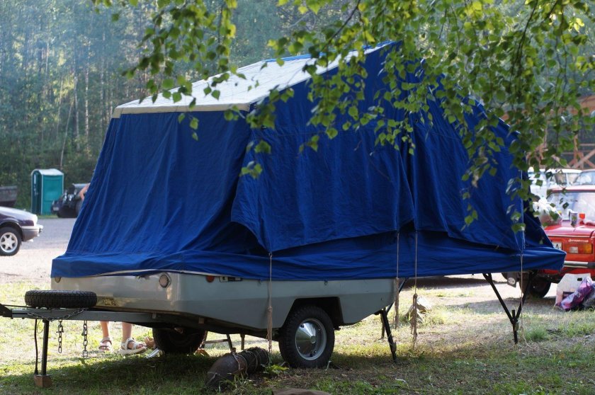 Прицеп Скиф с палаткой