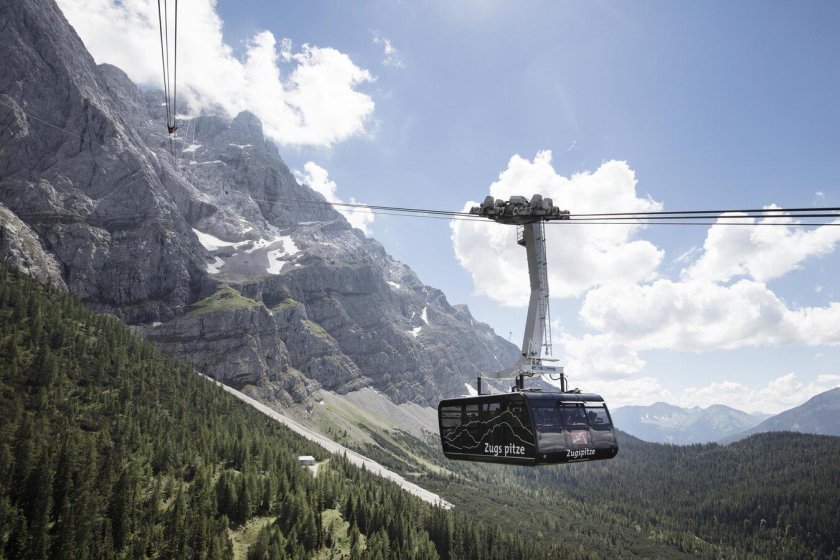 Гора Цугшпитце в Германии