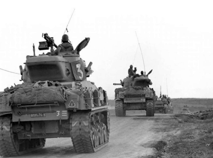 Танк Шерман Израиль шестидневная война