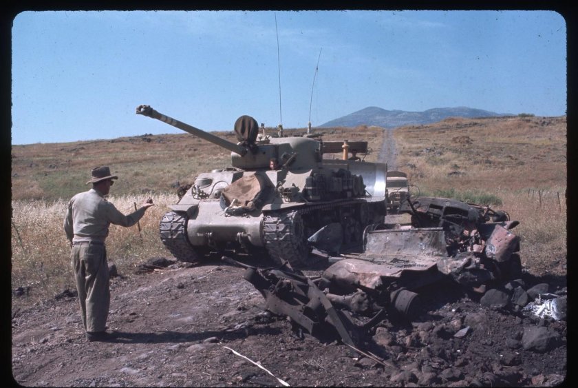 Танк Шерман Израиль шестидневная война