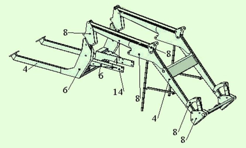 Погрузчик кун на т 40