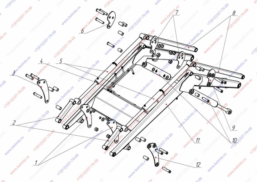 БЗ-02.00.200 подвеска универсал 800r