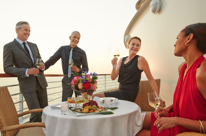 Ужин на круизном лайнере