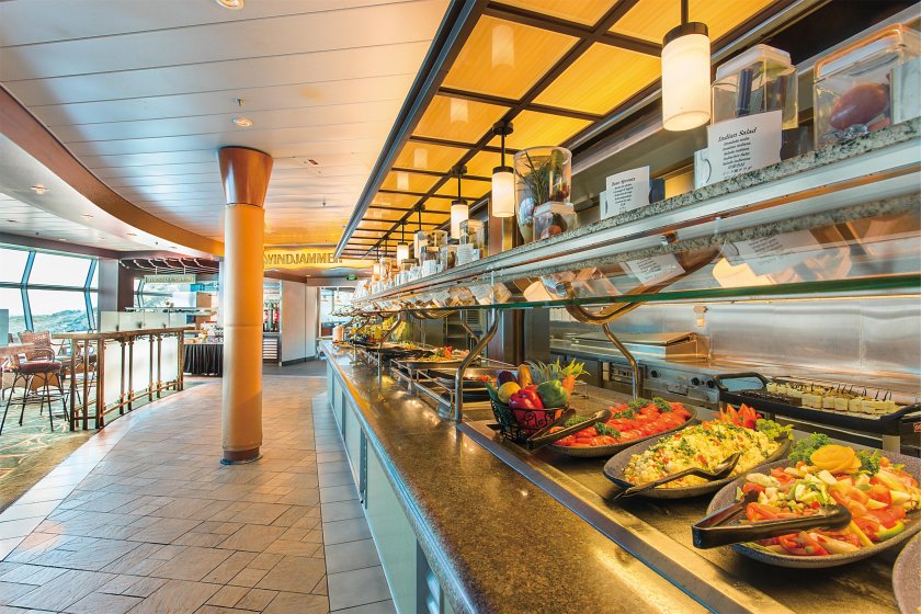 Питание на лайнере MSC