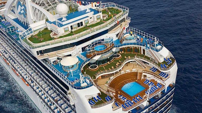 Круизный лайнер Эмеральд принцесс