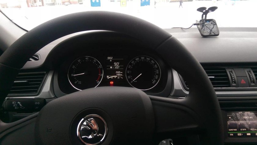 Приборная панель Шкода Рапид 2016