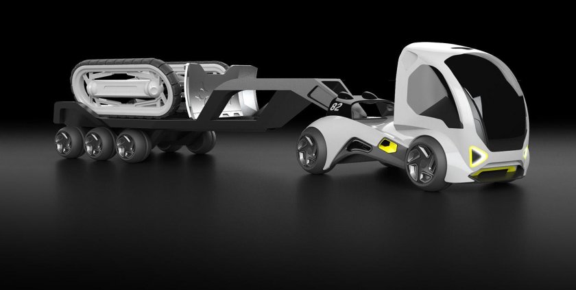 Экспериментальный тягач будущего Renault Radiance