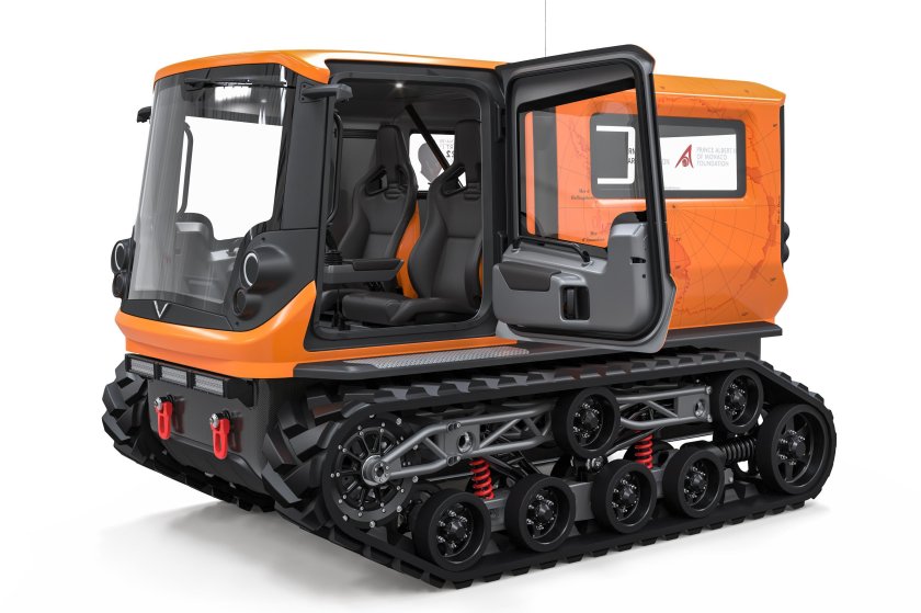 Электровездеход гусеничный