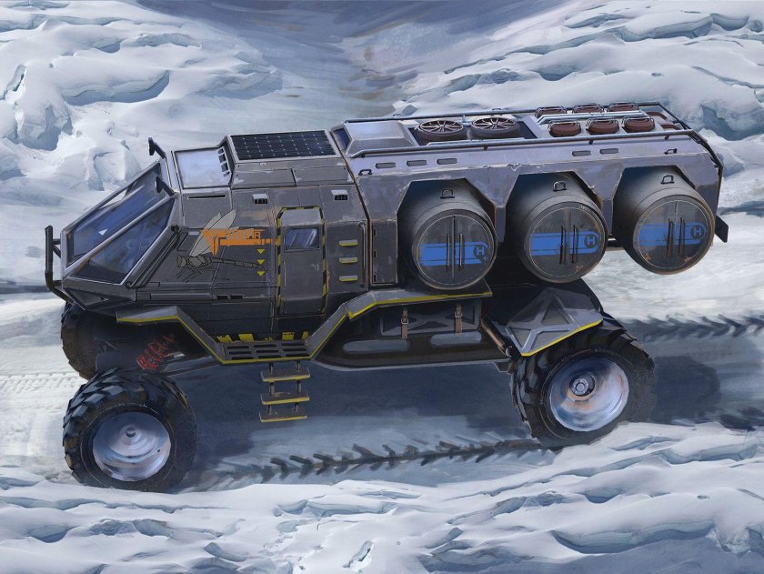 Краулер Sci Fi вездеход