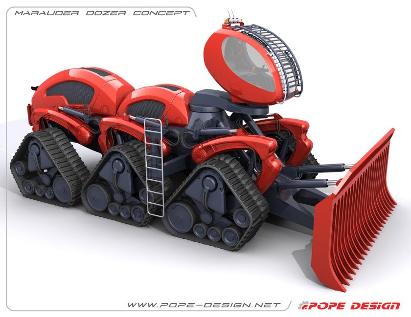 Пожарная машина на гусеницах