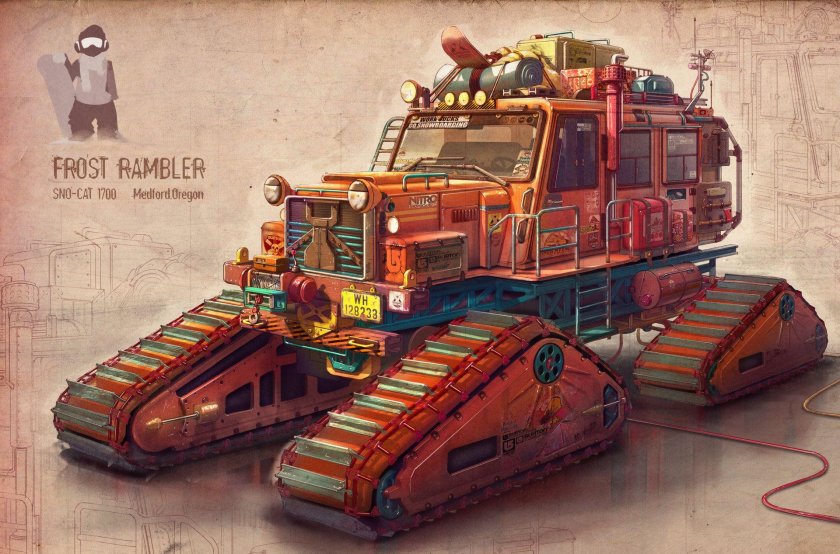 Морозный апокалипсис дизельпанк