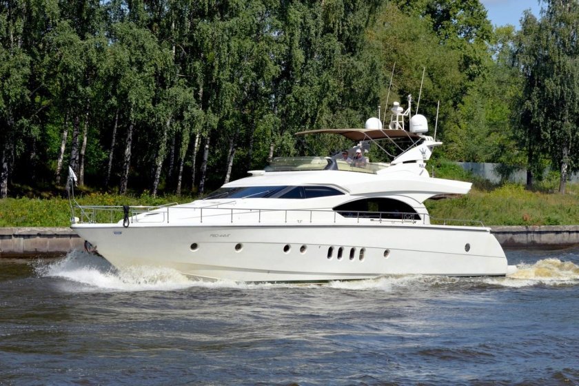 Яхта Dominator 68