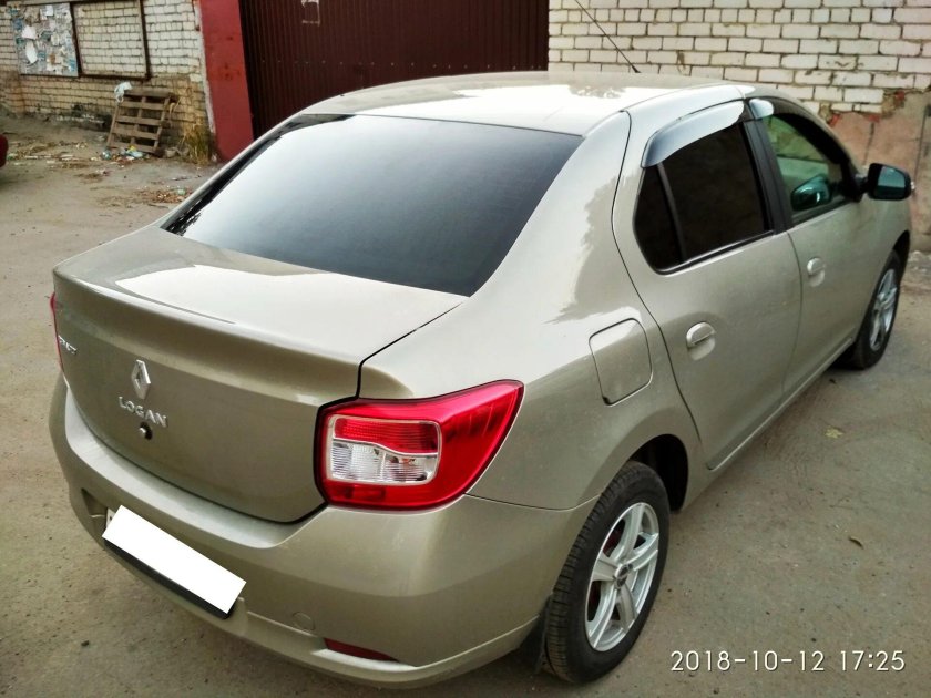 Renault Logan светлый базальт