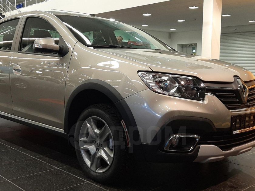 Рено Логан 1 Рестайлинг светлый базальт фото