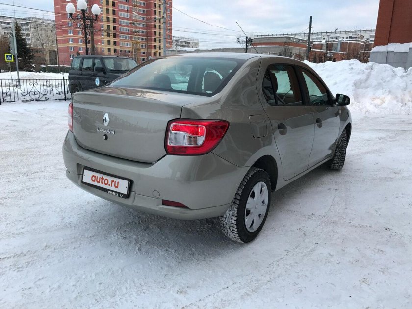 Renault Logan светлый базальт