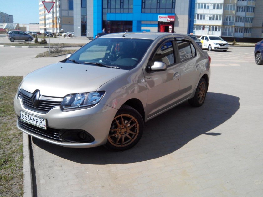 Рено Логан 2 светлый базальт