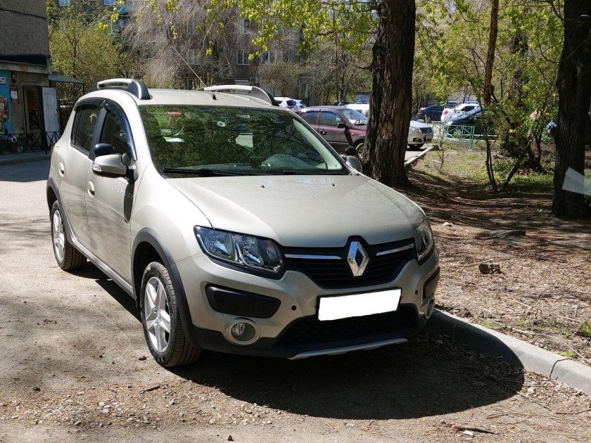 Светлый базальт Рено Сандеро степвей 2021