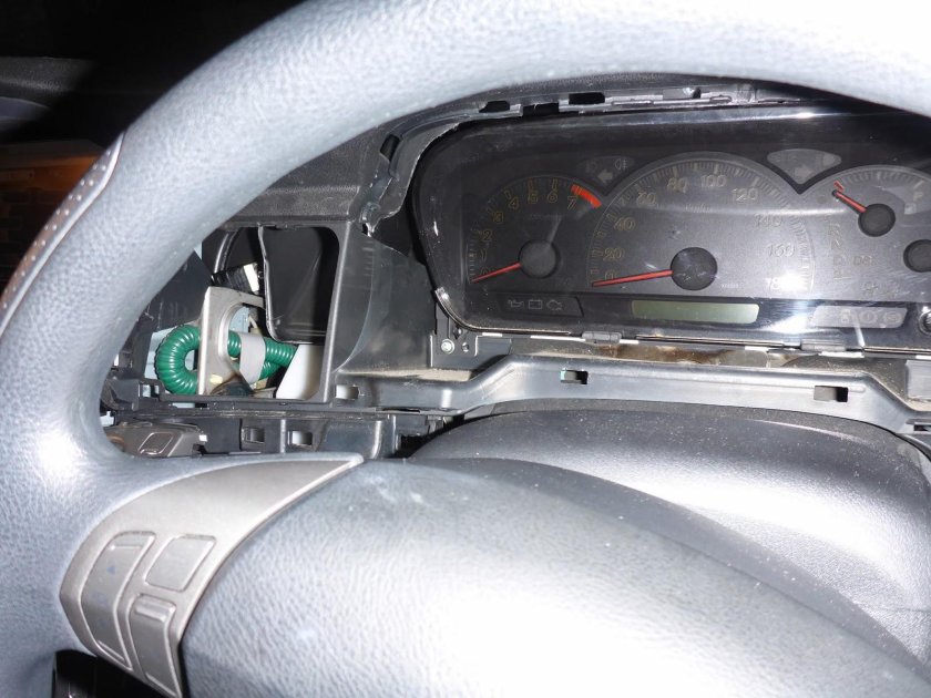 Хонда Одиссей 2002 демонтаж магнитолы