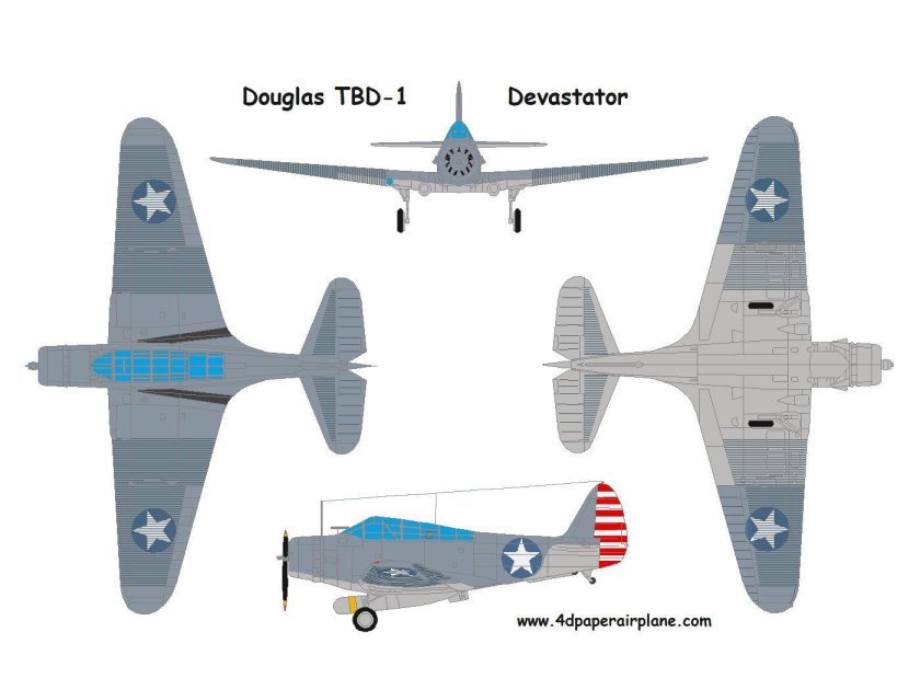 TBD-1 Devastator чертежи