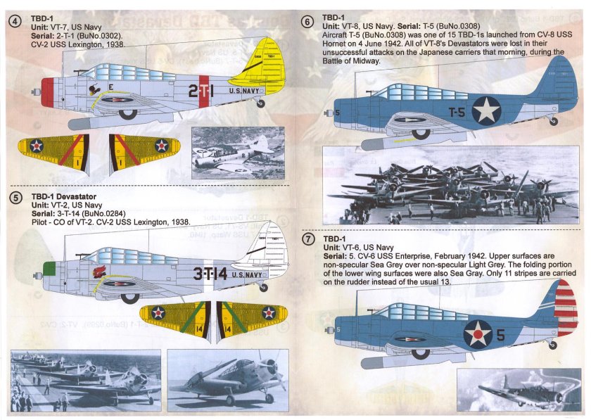 TBD-1 Devastator чертежи