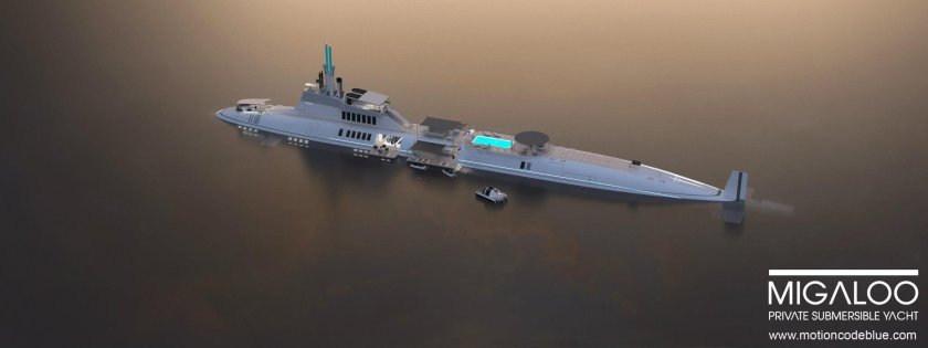 Частная подводная яхта Migaloo