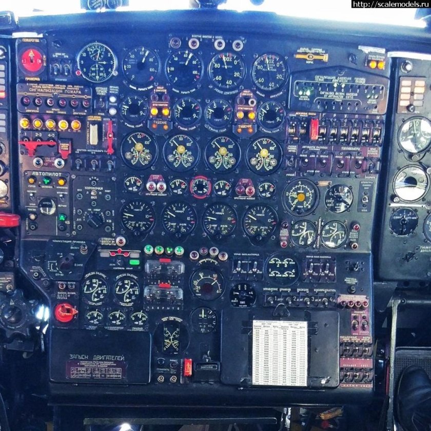 АН-12 кабина пилотов
