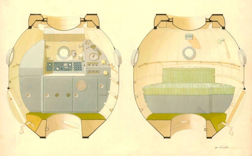 Галина Балашова интерьеры космического корабля
