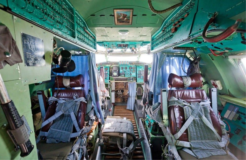 Ту-95мс кабина