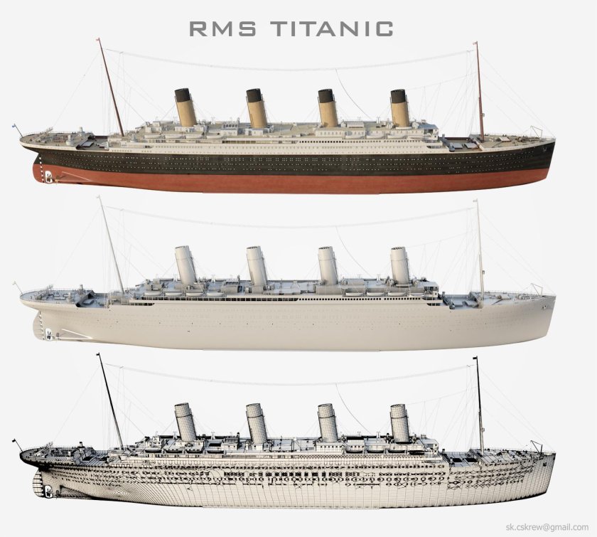 Титаник и Британик и Лузитания